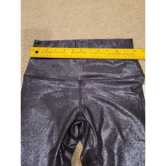 NWT Lululemon Align Rib Pant 28” Shine RARN shiny Blue Leggings Size 6 MSRP $128 - Picture 5 of 11